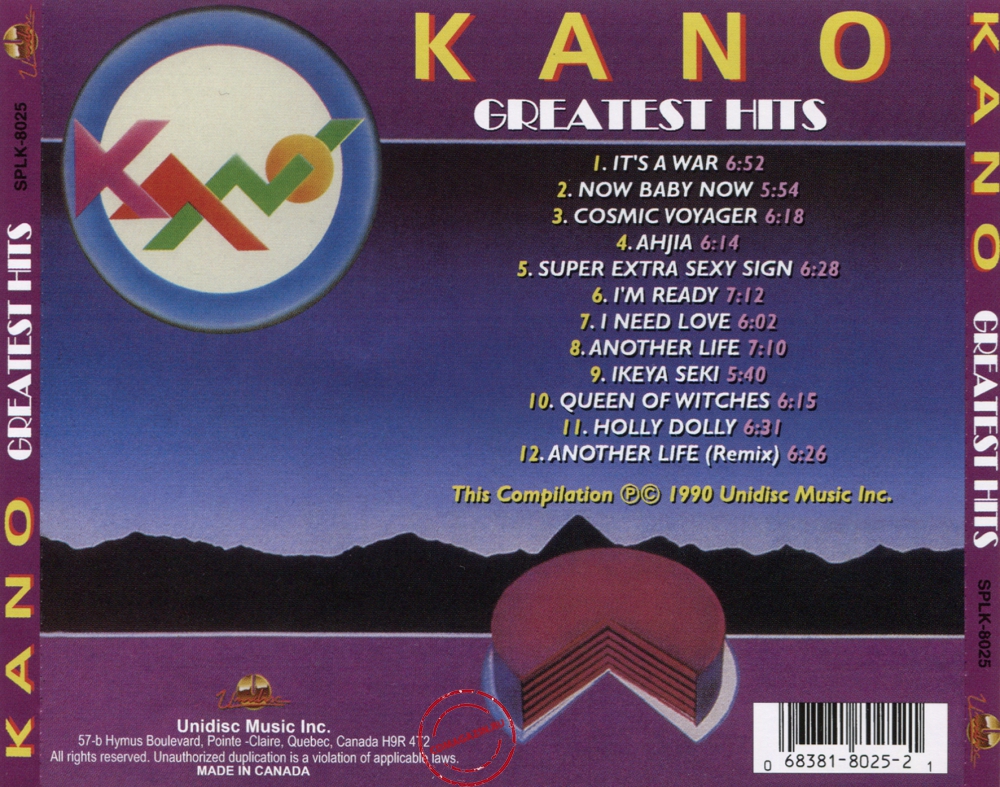 Audio CD: Kano (1990) Greatest Hits Audio CD: Kano (1990) Greatest Hits