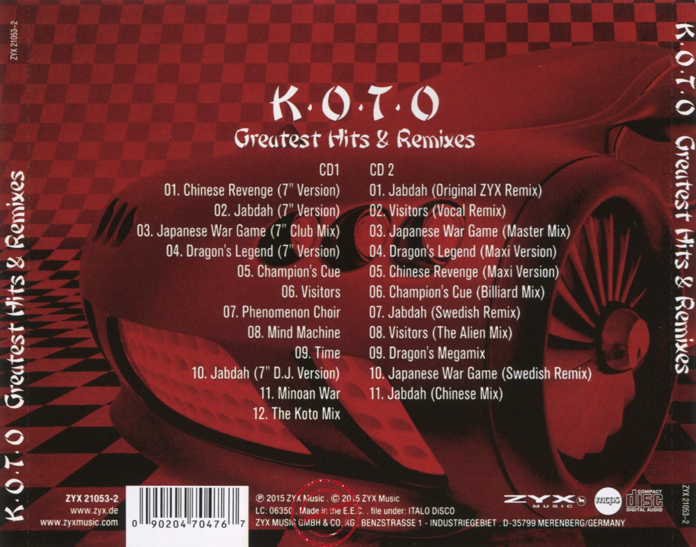Audio CD: Koto (2015) Greatest Hits & Remixes Audio CD: Koto (2015) Greatest Hits & Remixes