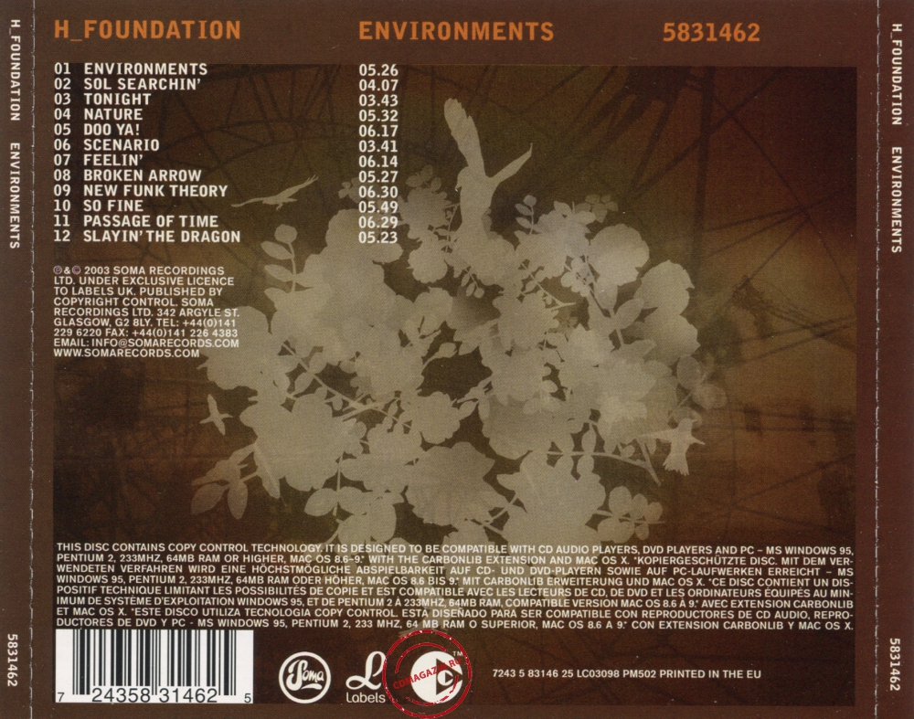 Audio CD: H-Foundation (2003) Environments