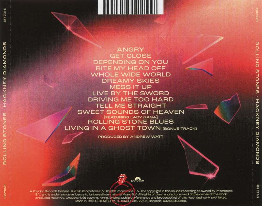 Audio CD: Rolling Stones (2023) Hackney Diamonds