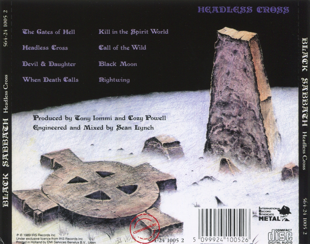 Audio CD: Black Sabbath (1989) Headless Cross