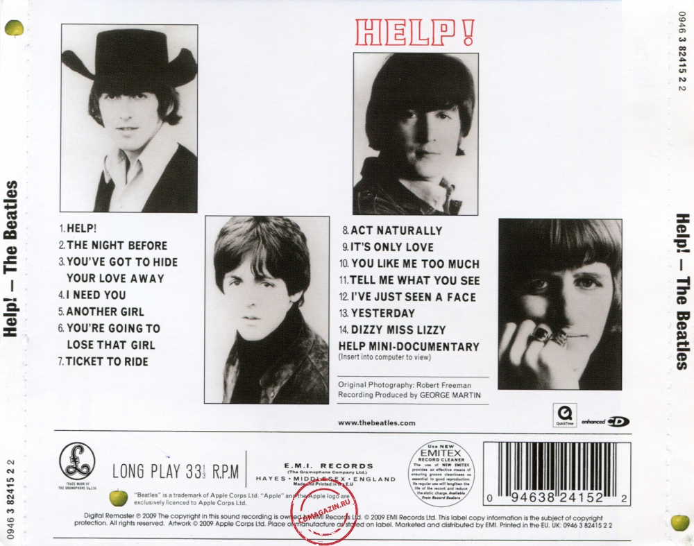Audio CD: Beatles (1965) Help!