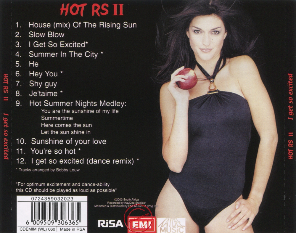 Audio CD: HOT R.S. (2003) I Get So Excited Audio CD: HOT R.S. (2003) I Get So Excited