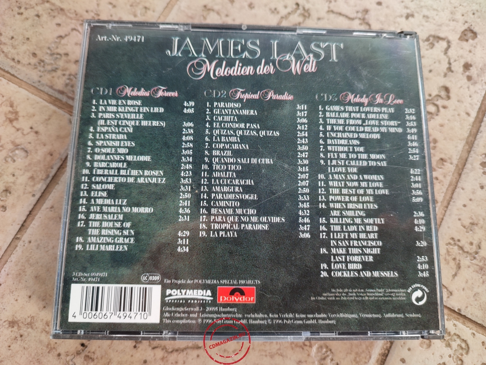 Audio CD: James Last (1996) Melodien Der Welt Audio CD: James Last (1996) Melodien Der Welt