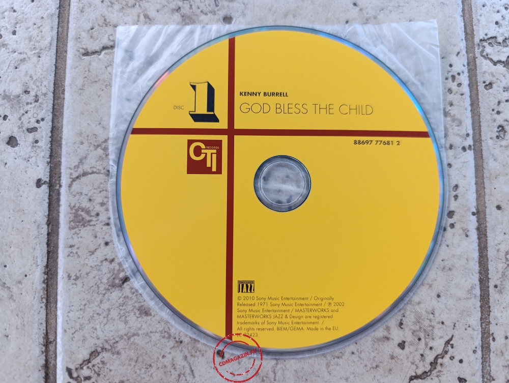 Audio CD: Kenny Burrell (1971) God Bless The Child Audio CD: Kenny Burrell (1971) God Bless The Child