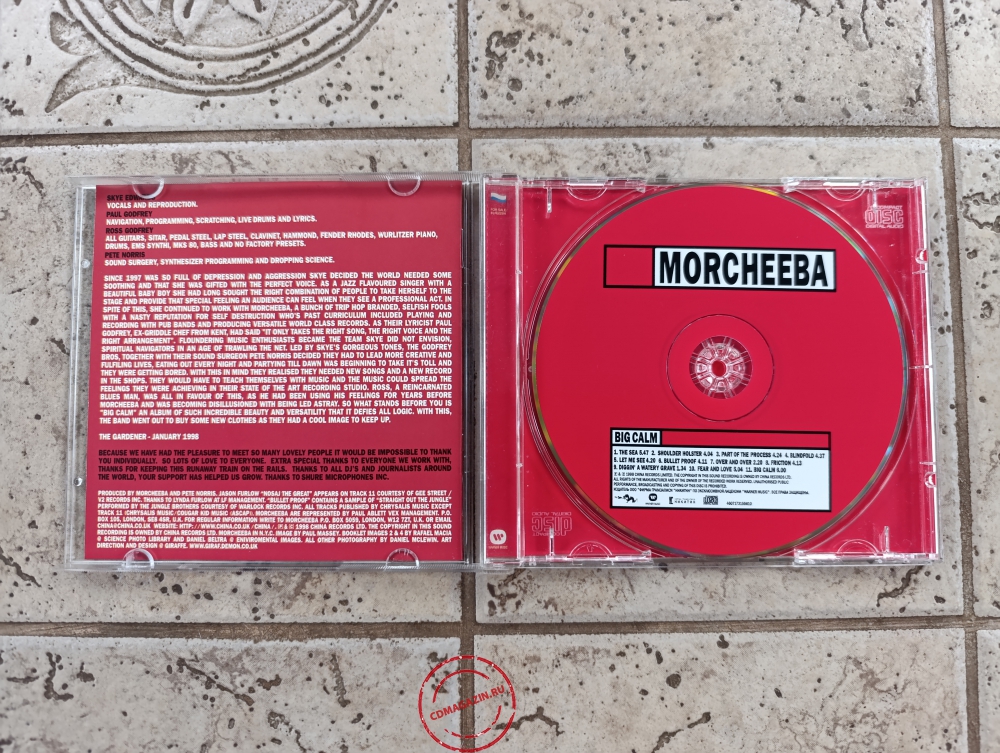 Audio CD: Morcheeba (1998) Big Calm Audio CD: Morcheeba (1998) Big Calm