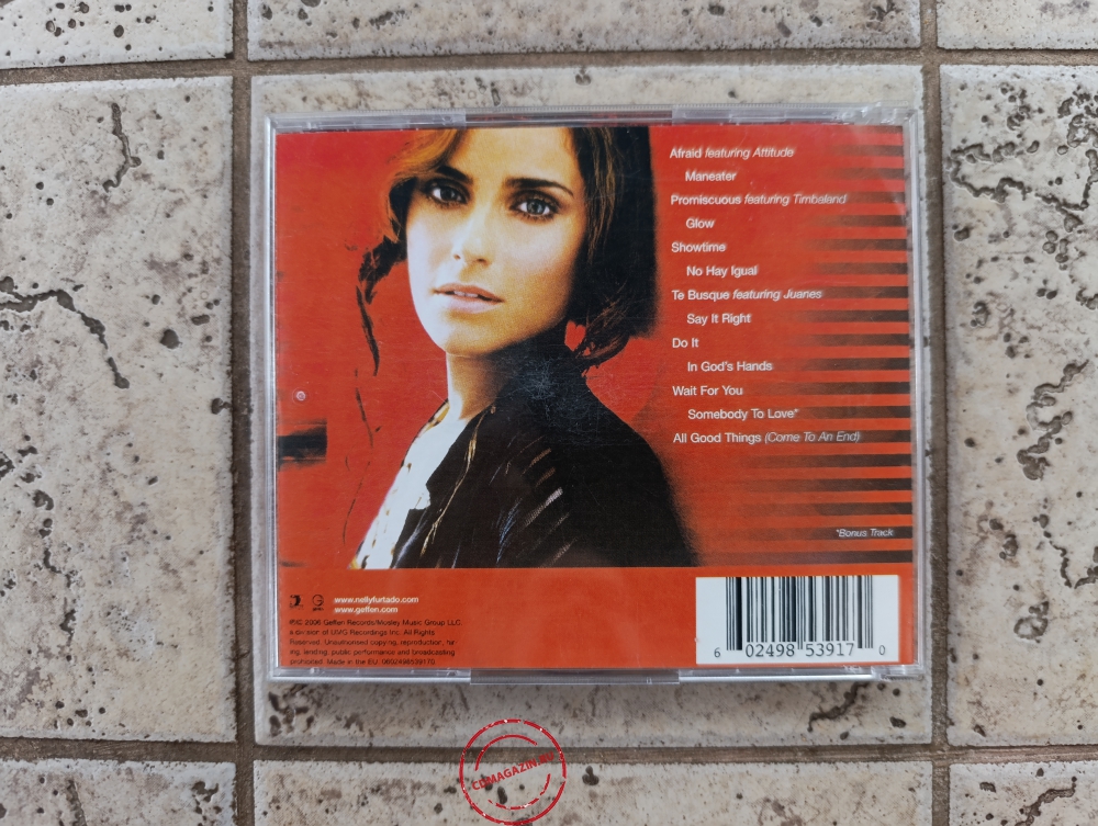 Audio CD: Nelly Furtado (2006) Loose Audio CD: Nelly Furtado (2006) Loose