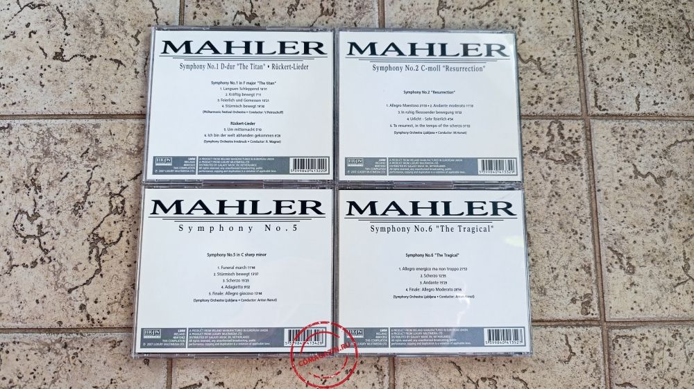 Audio CD: Gustav Mahler (2007) The Symphonies Audio CD: Gustav Mahler (2007) The Symphonies