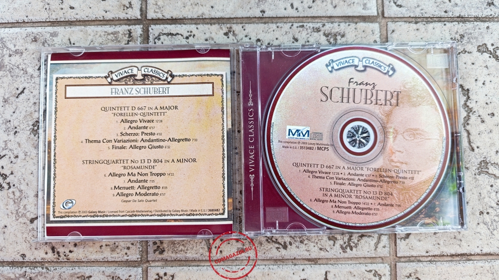 Audio CD: Franz Schubert (2003) Forellen Quintett Rosamunde Audio CD: Franz Schubert (2003) Forellen Quintett Rosamunde