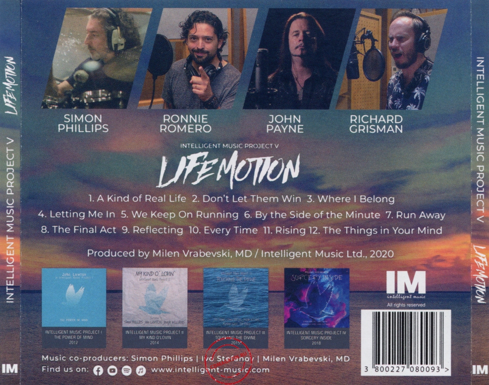 Audio CD: Intelligent Music Project (2020) V - Life Motion