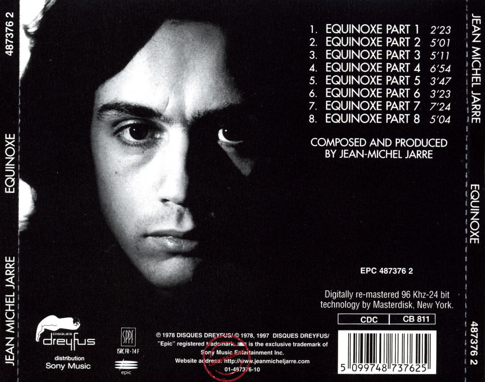 Audio CD: Jean-Michel Jarre (1978) Equinoxe