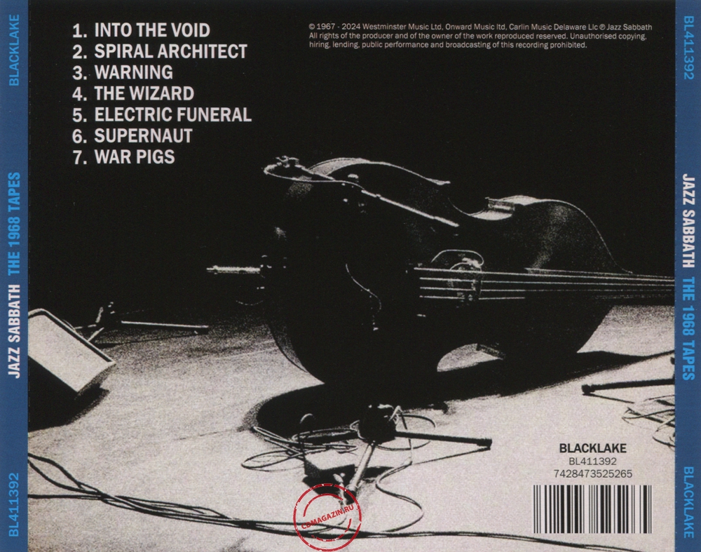 Audio CD: Jazz Sabbath (2024) The 1968 Tapes Audio CD: Jazz Sabbath (2024) The 1968 Tapes