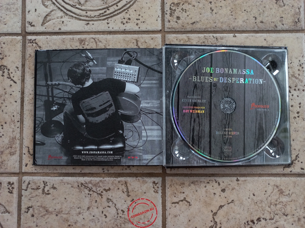 Audio CD: Joe Bonamassa (2016) Blues Of Desperation