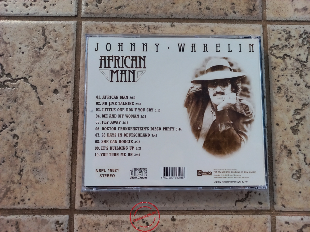 Audio CD: Johnny Wakelin (1977) African Man