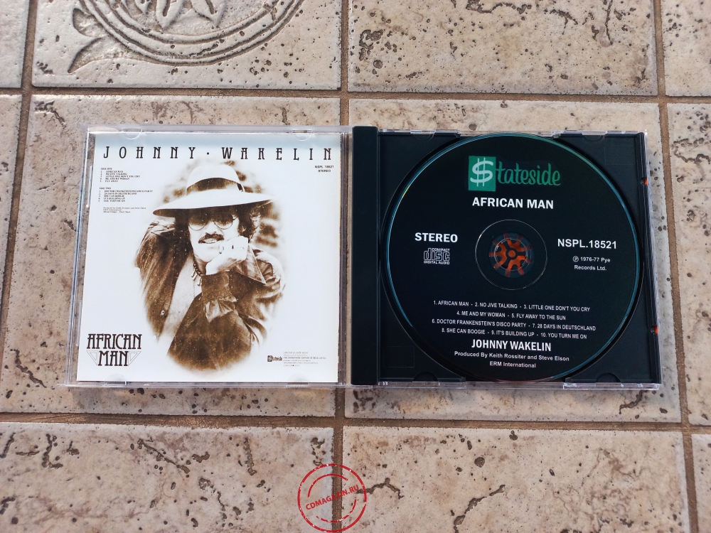 Audio CD: Johnny Wakelin (1977) African Man