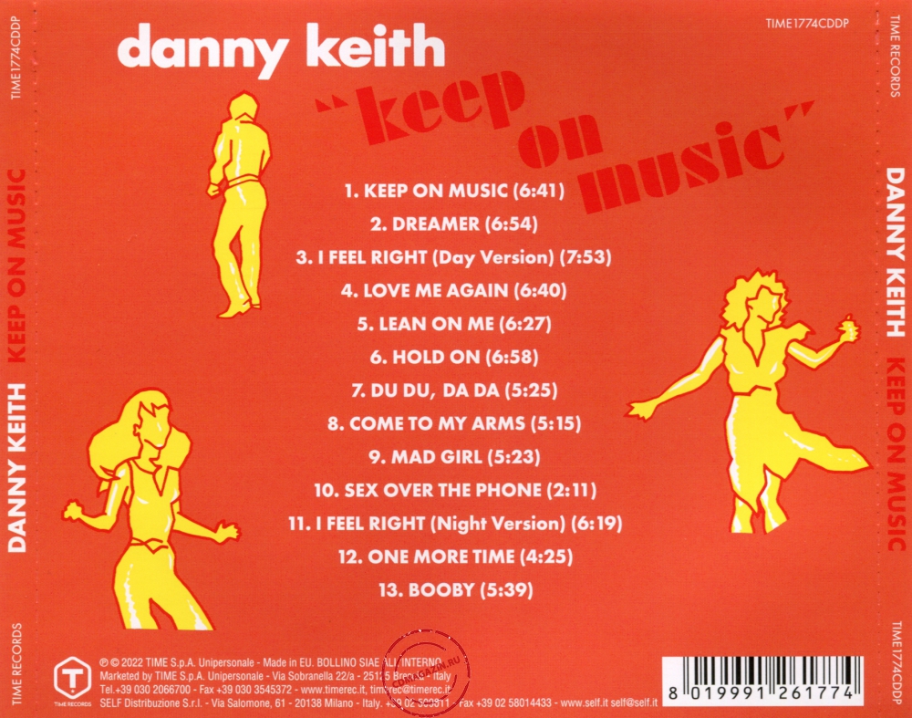 Audio CD: Danny Keith (2022) Keep On Music
