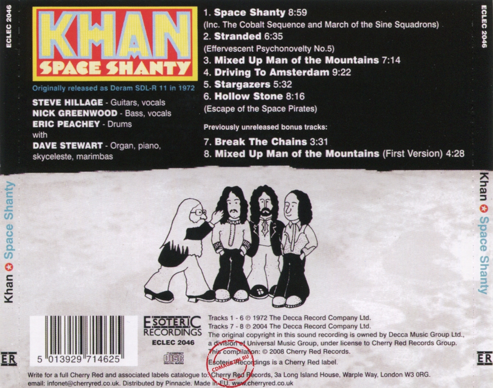 Audio CD: Khan (3) (1972) Space Shanty Audio CD: Khan (3) (1972) Space Shanty