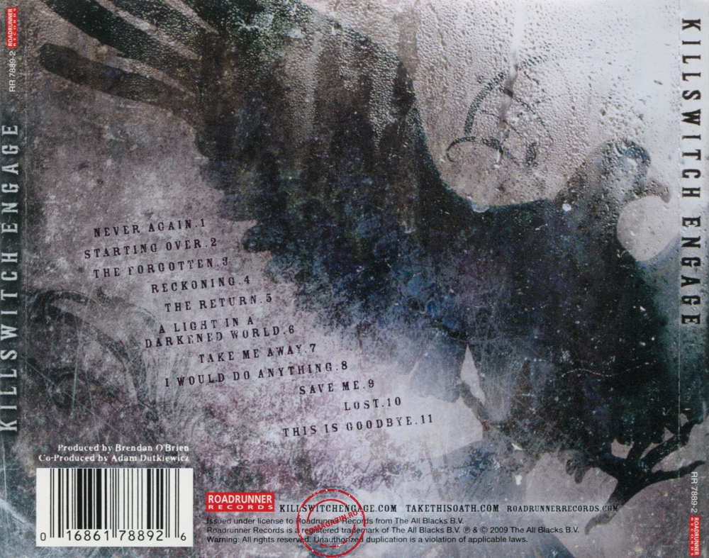 Audio CD: Killswitch Engage (2009) Killswitch Engage