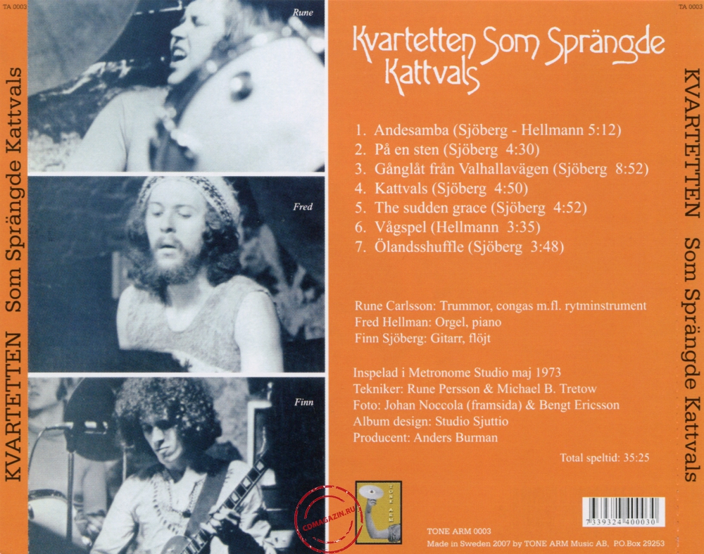 Audio CD: Kvartetten Som Sprangde (1973) Kattvals Audio CD: Kvartetten Som Sprangde (1973) Kattvals