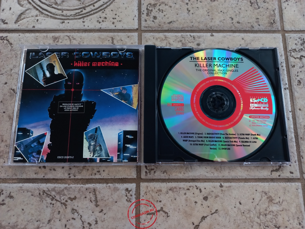 Audio CD: Laser Cowboys (2026) Killer Machine (The Original Maxi-Singles Collection)