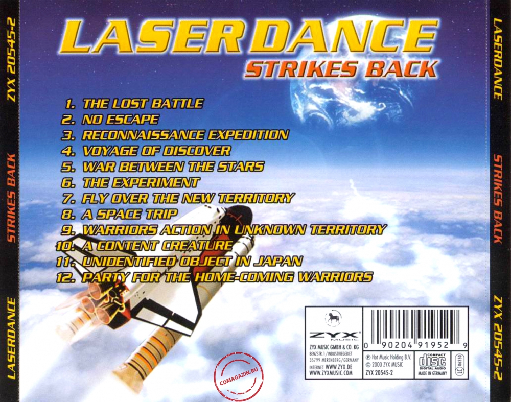 Audio CD: Laser Dance (2000) Strikes Back Audio CD: Laser Dance (2000) Strikes Back