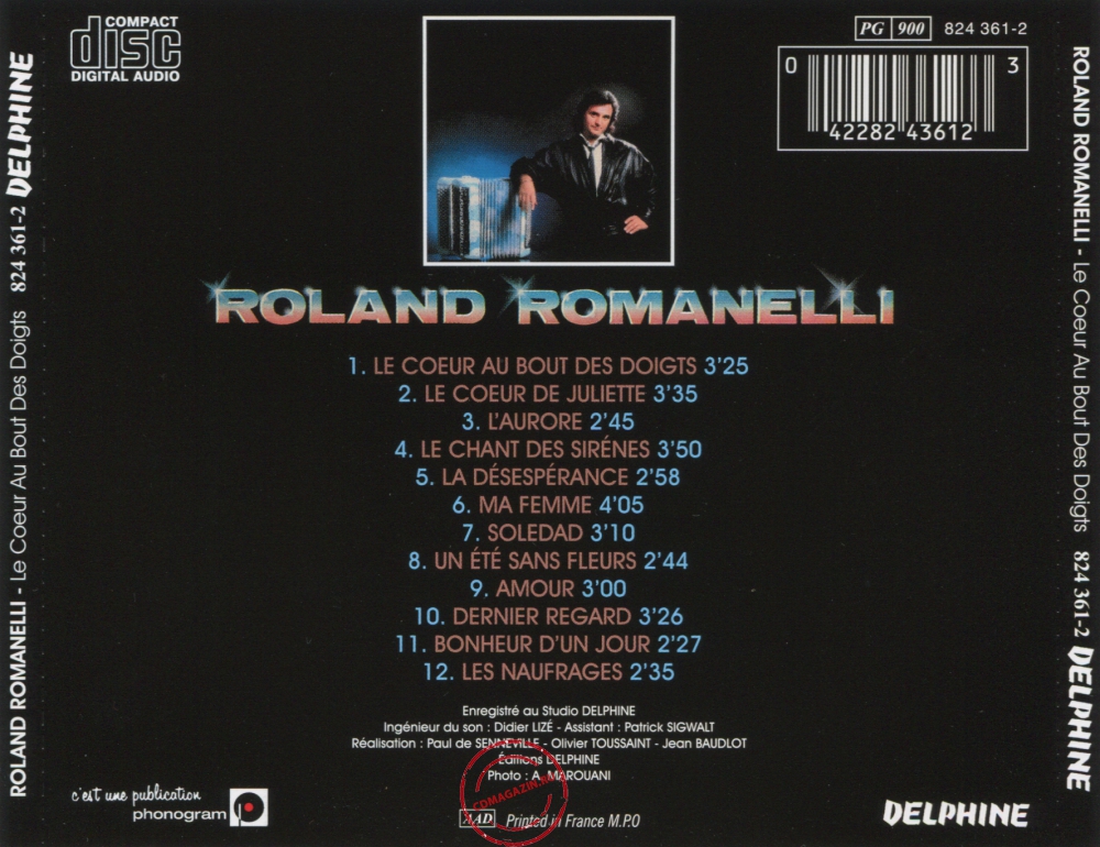 Audio CD: Roland Romanelli (1985) Le Coeur Au Bout Des Doigts Audio CD: Roland Romanelli (1985) Le Coeur Au Bout Des Doigts
