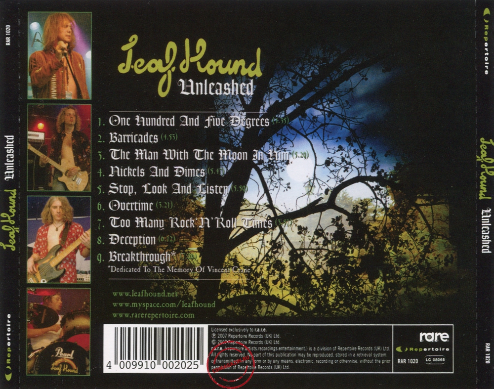Audio CD: Leaf Hound (2007) Unleashed