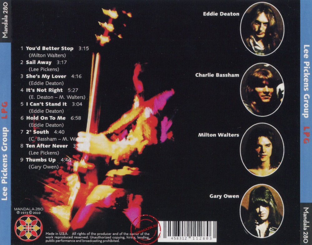 Audio CD: Lee Pickens Group (1973) Lee Pickens Group Audio CD: Lee Pickens Group (1973) Lee Pickens Group