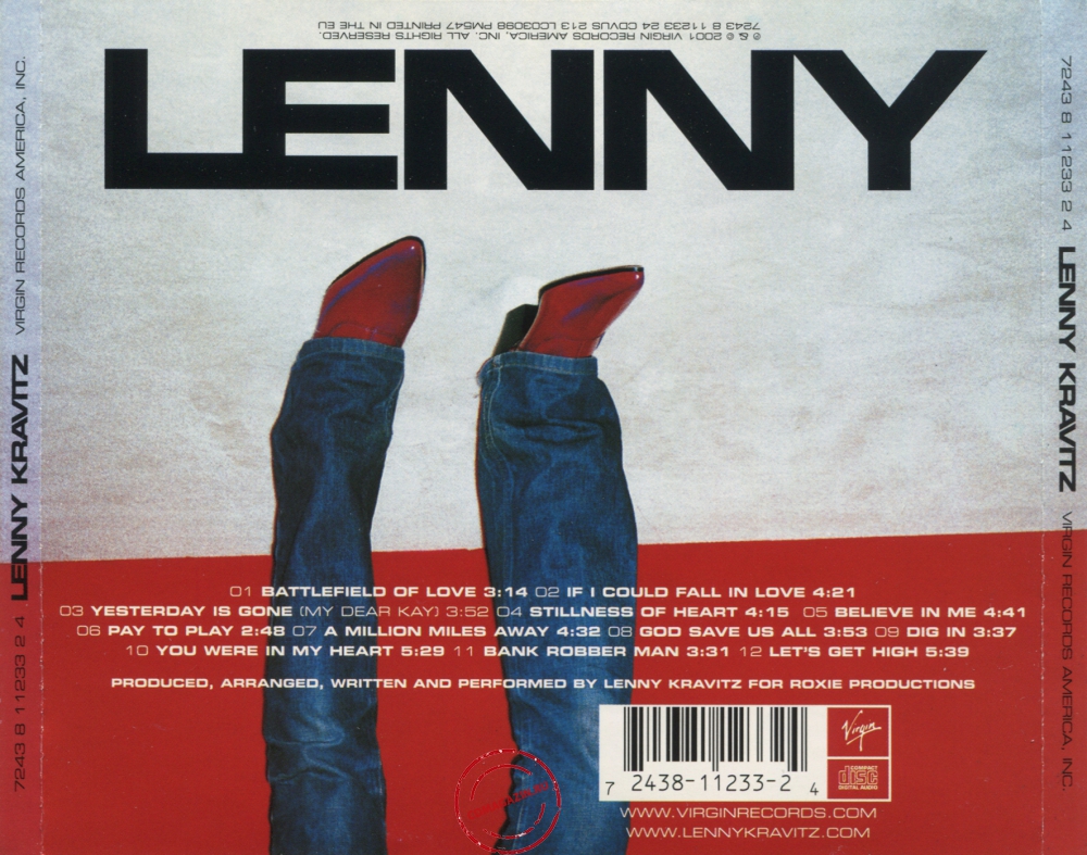 Audio CD: Lenny Kravitz (2001) Lenny