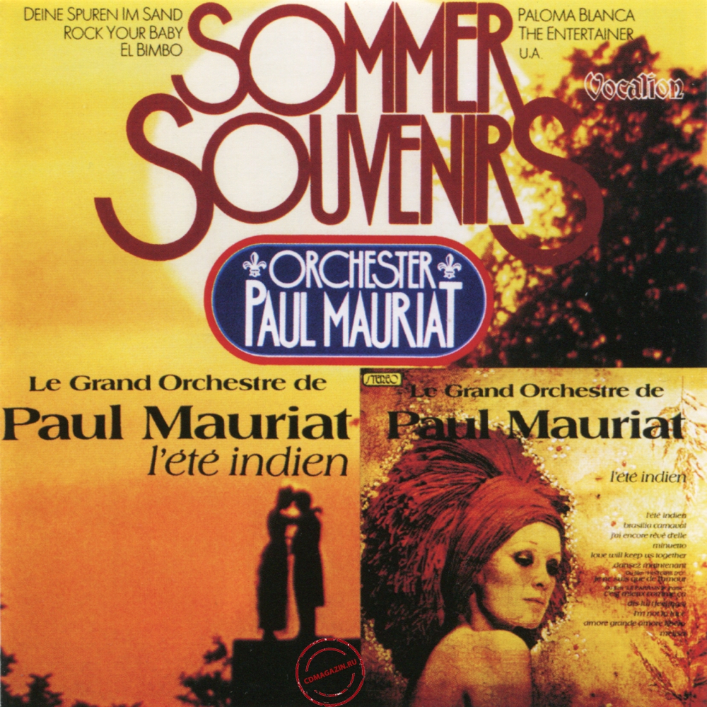 Audio CD: Paul Mauriat (1975) L'ete Indien + Sommer Souvenirs