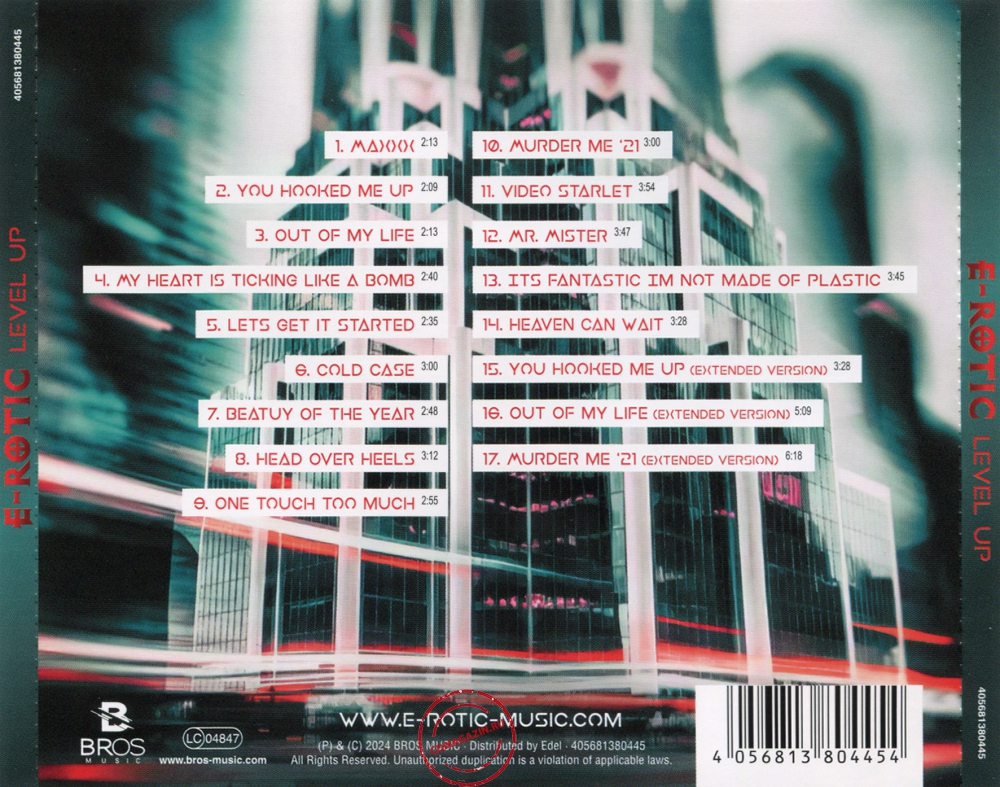 Audio CD: E-Rotic (2024) Level Up Audio CD: E-Rotic (2024) Level Up