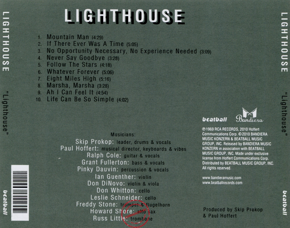 Audio CD: Lighthouse (2) (1969) Lighthouse