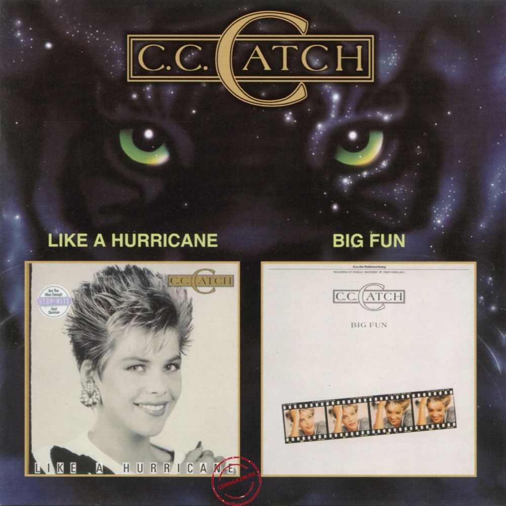 Audio CD: C.C. Catch (1987) Like A Hurricane + Big Fun Audio CD: C.C. Catch (1987) Like A Hurricane + Big Fun