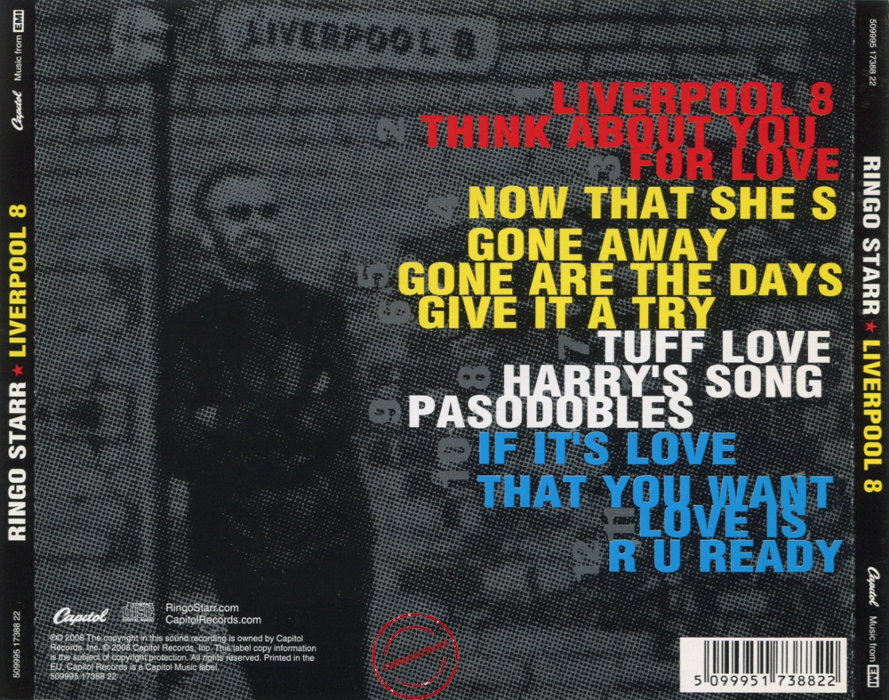 Audio CD: Ringo Starr (2008) Liverpool 8 Audio CD: Ringo Starr (2008) Liverpool 8