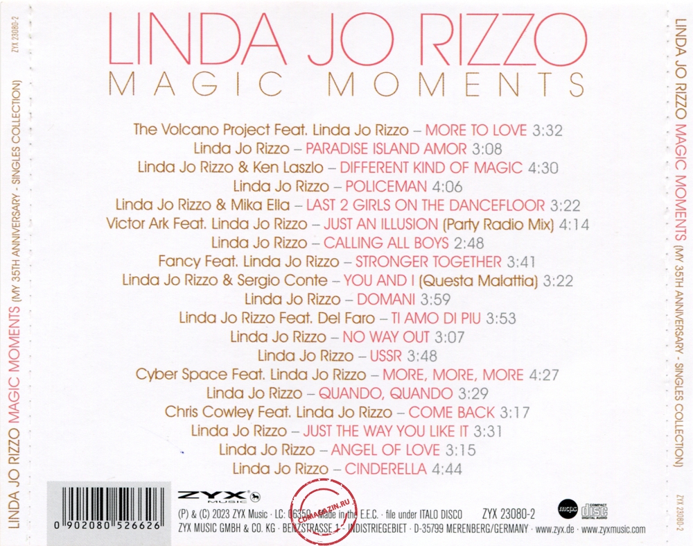 Audio CD: Linda Jo Rizzo (2023) Magic Moments