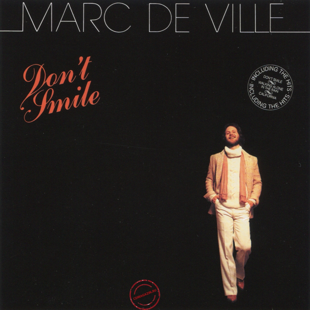 Audio CD: Marc De Ville (1979) Don't Smile Audio CD: Marc De Ville (1979) Don't Smile