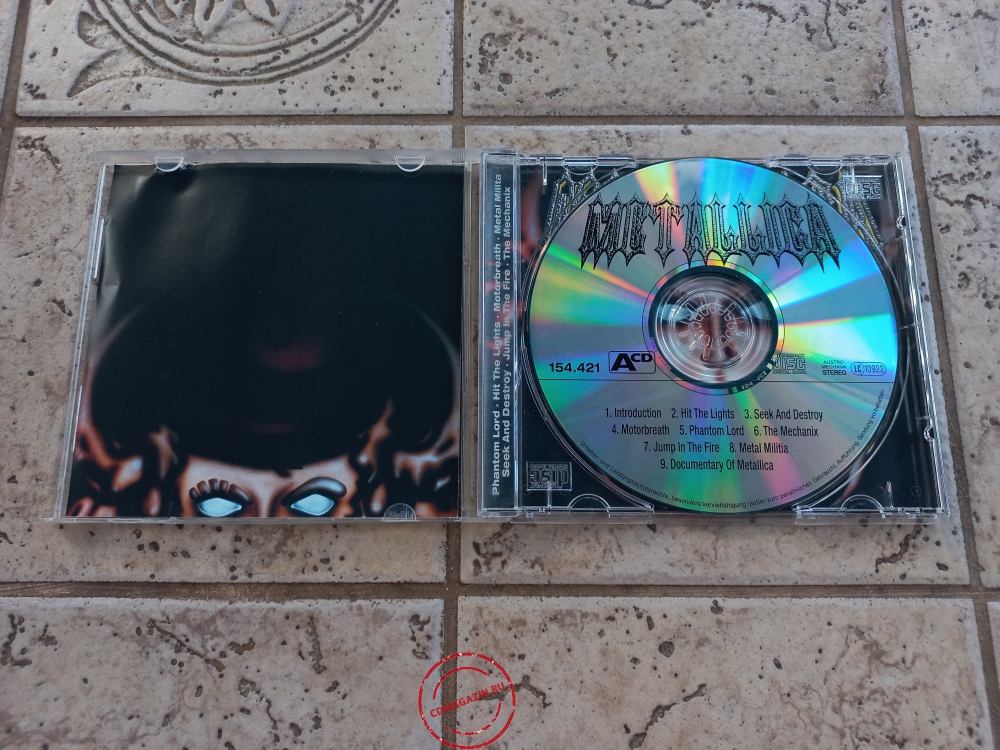 Audio CD: Metallica (2001) Bay Area Trashers