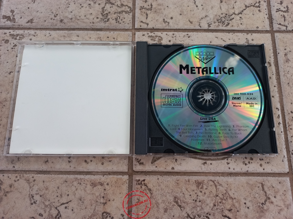 Audio CD: Metallica (1985) Live USA