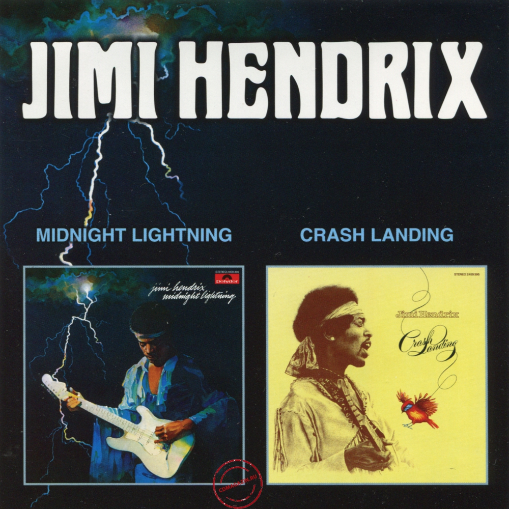 Audio CD: Jimi Hendrix (1975) Midnight Lightning + Crash Landing