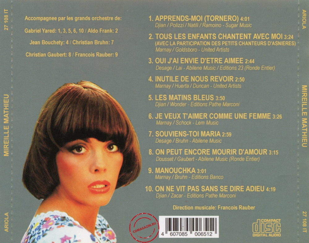 Audio CD: Mireille Mathieu (1975) Mireille Mathieu