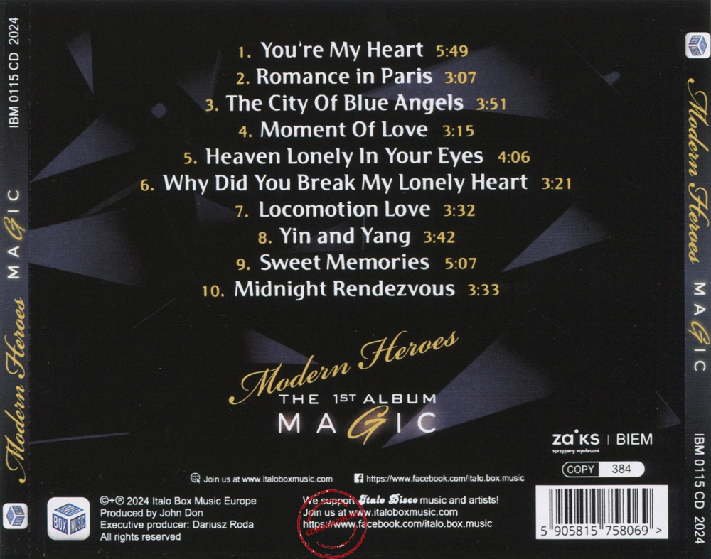 Audio CD: Modern Heroes (2) (2024) Magic Audio CD: Modern Heroes (2) (2024) Magic