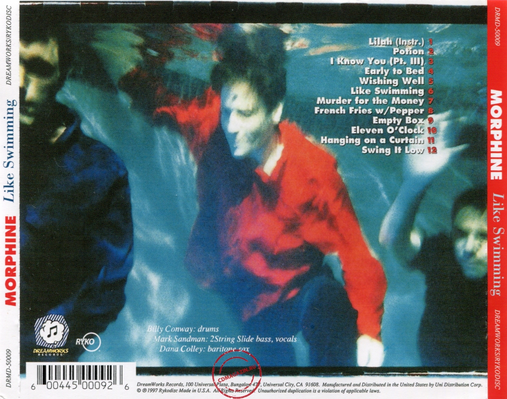 Audio CD: Morphine (2) (1997) Like Swimming Audio CD: Morphine (2) (1997) Like Swimming