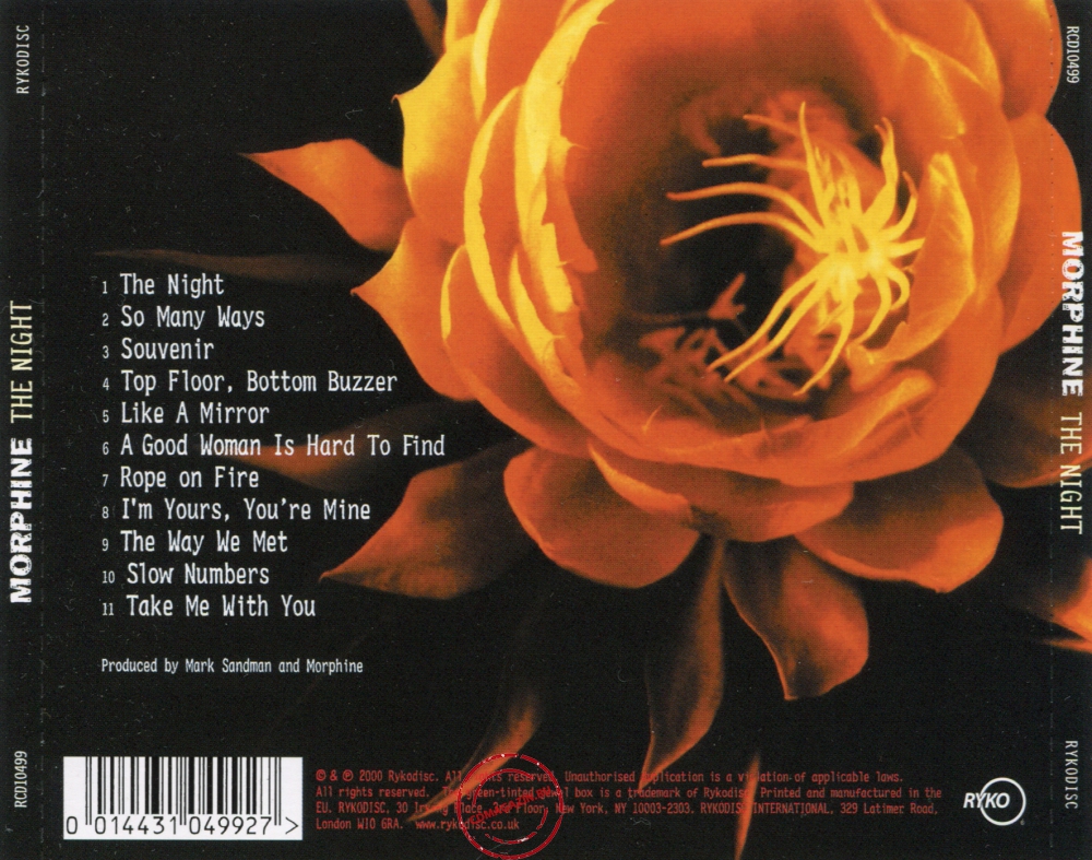 Audio CD: Morphine (2) (2000) The Night