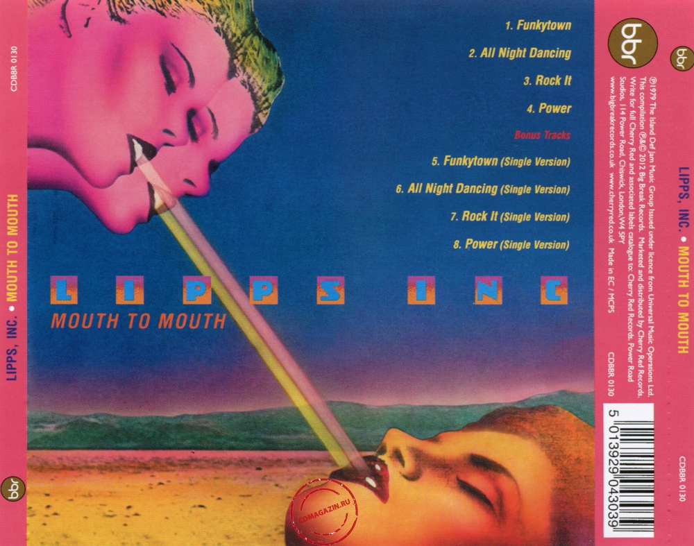 Audio CD: Lipps Inc. (1979) Mouth To Mouth