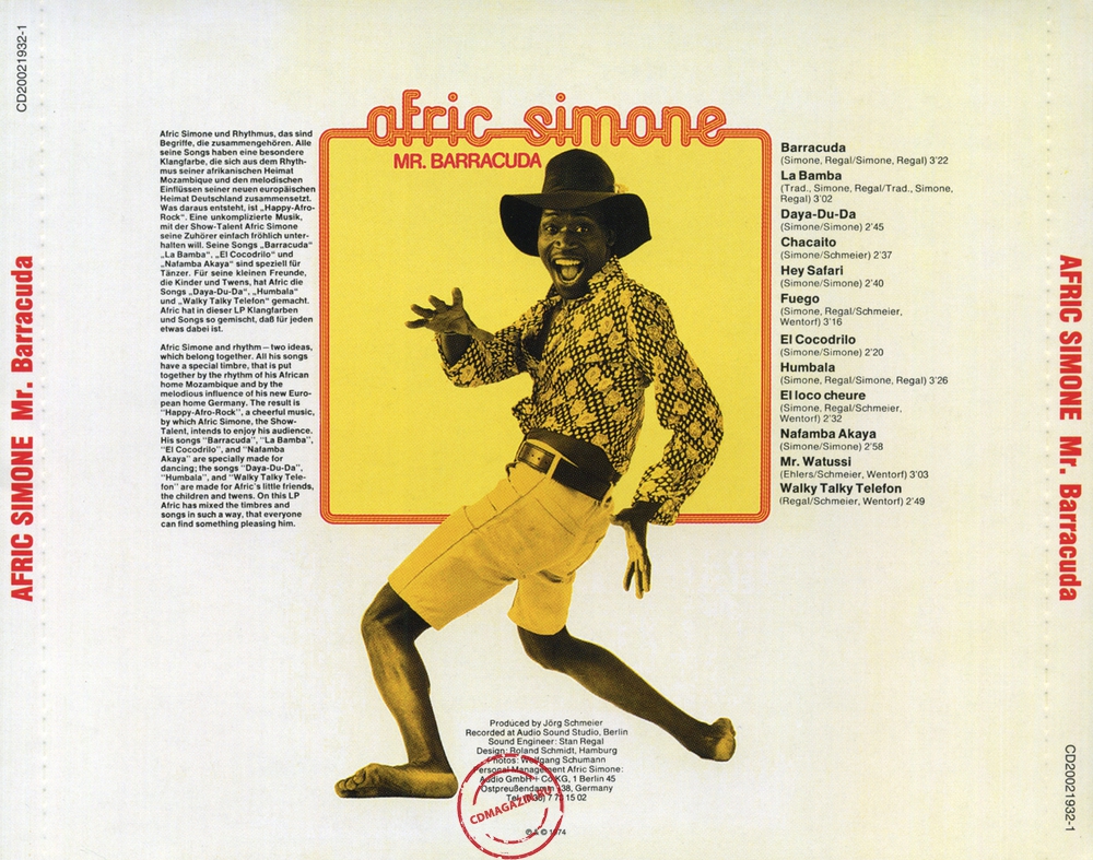 Audio CD: Afric Simone (1974) Mr.Barracuda