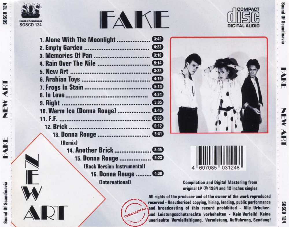 Audio CD: Fake (1984) New Art