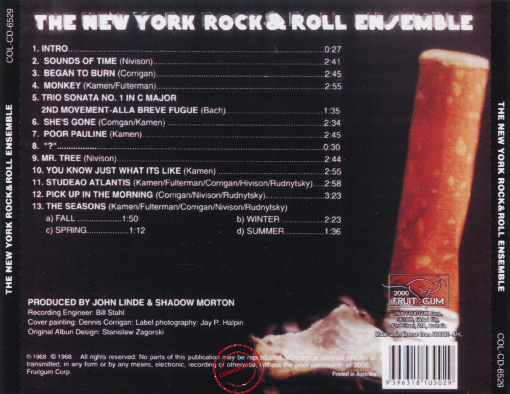 Audio CD: New York Rock Ensemble (1968) The New York Rock & Roll Ensemble Audio CD: New York Rock Ensemble (1968) The New York Rock & Roll Ensemble