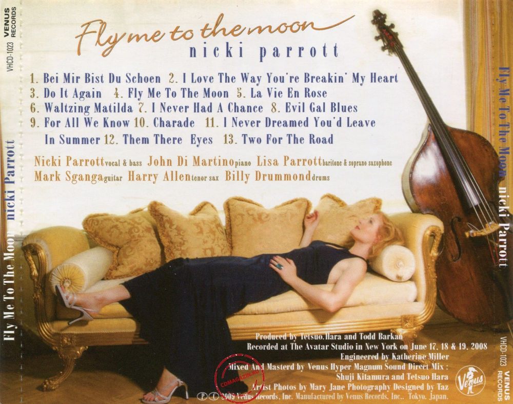 Audio CD: Nicki Parrott (2009) Fly Me To The Moon Audio CD: Nicki Parrott (2009) Fly Me To The Moon