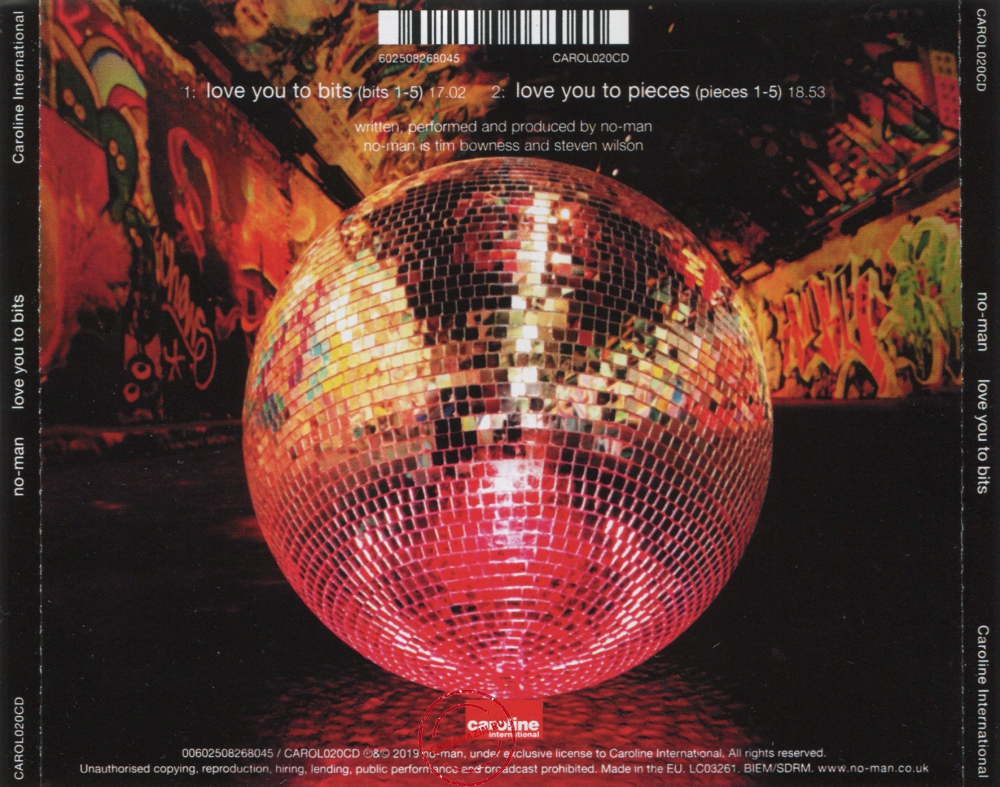Audio CD: No-Man (2019) Love You To Bits Audio CD: No-Man (2019) Love You To Bits