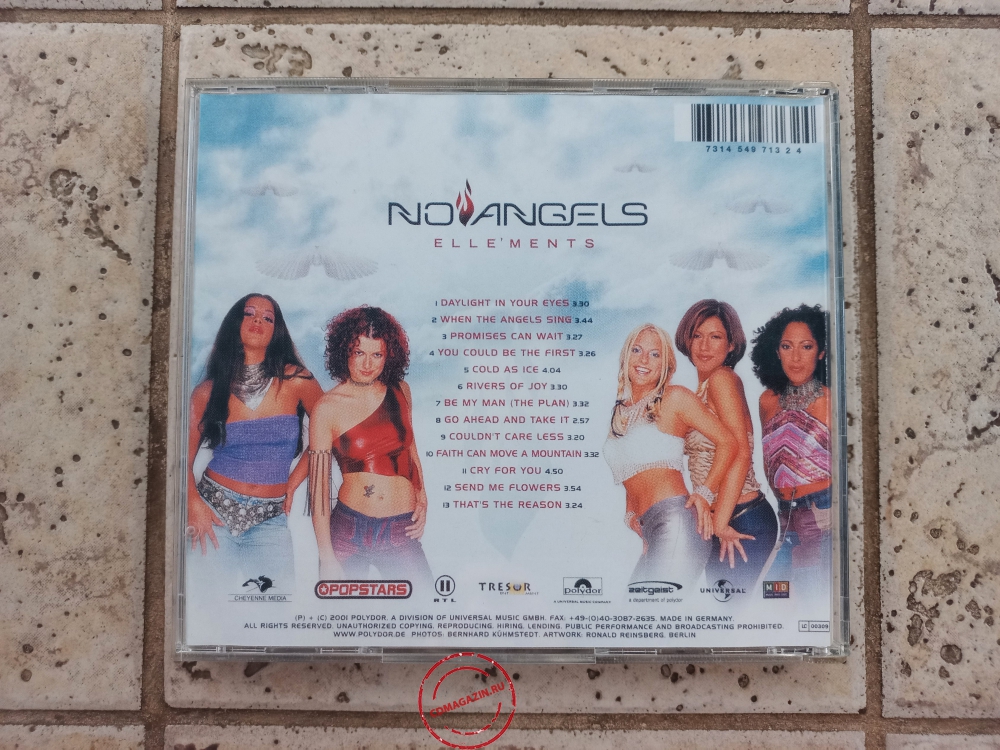Audio CD: No Angels (2001) Elle'Ments